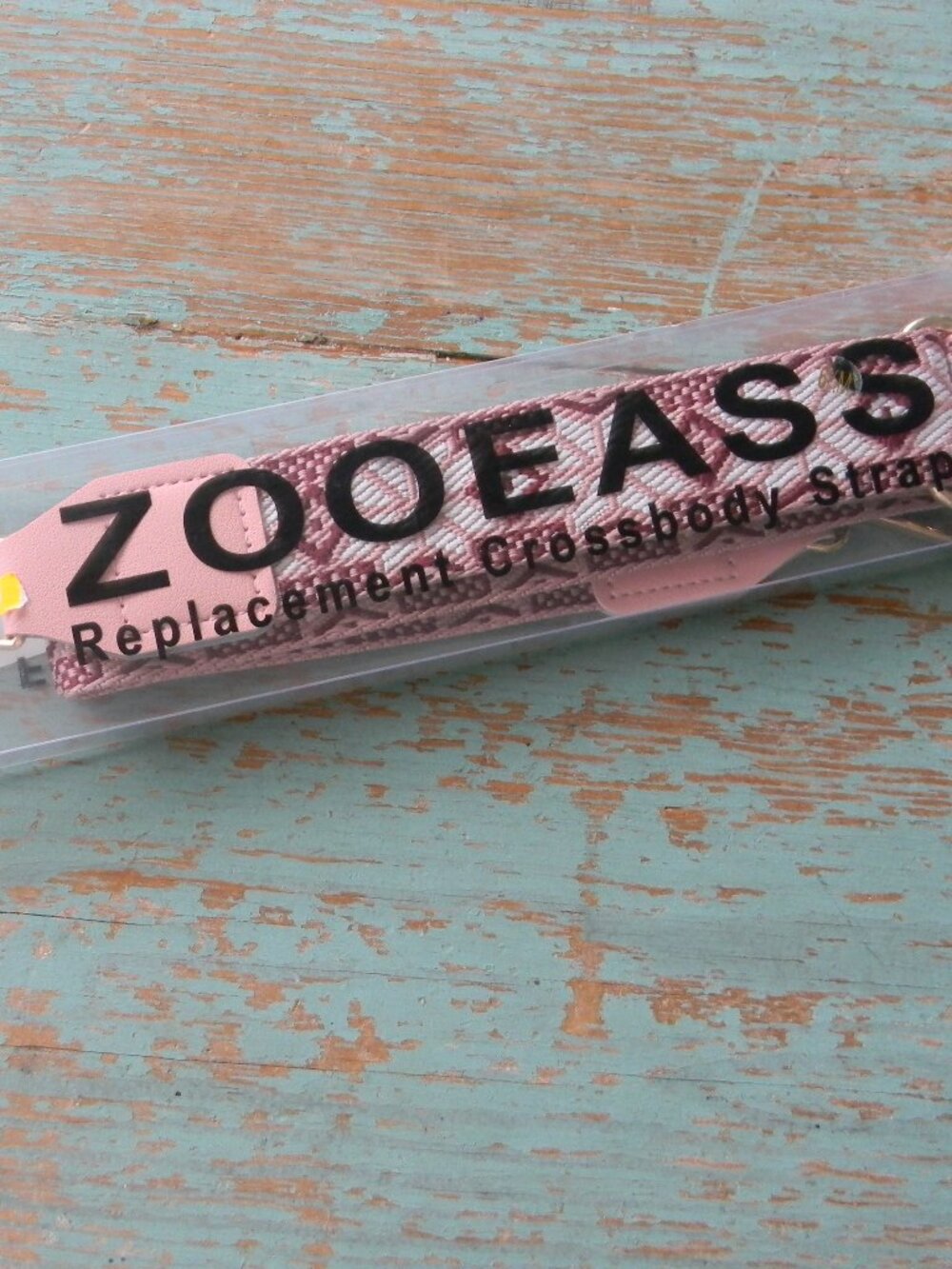 NEW Zooeass PINK/AZTEC Adjustable Replacement Crossbody Strap 2" x 49.2"